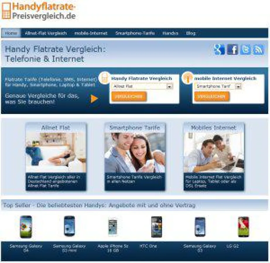 Das neue Handyflatrate-Preisvergleich.de
