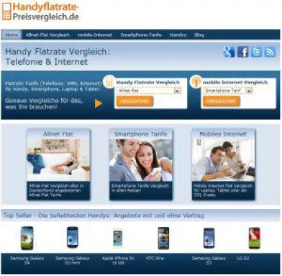Bild: Handyflatrate-Preisvergleich.de Relaunch