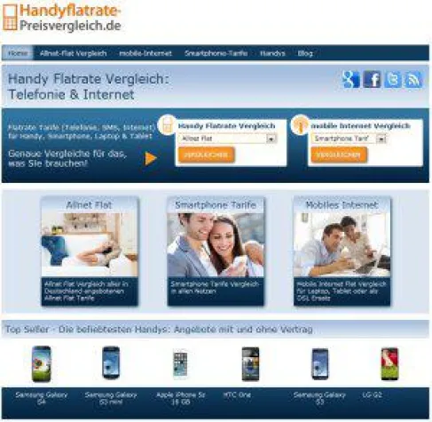 Bild: Handyflatrate-Preisvergleich.de Relaunch