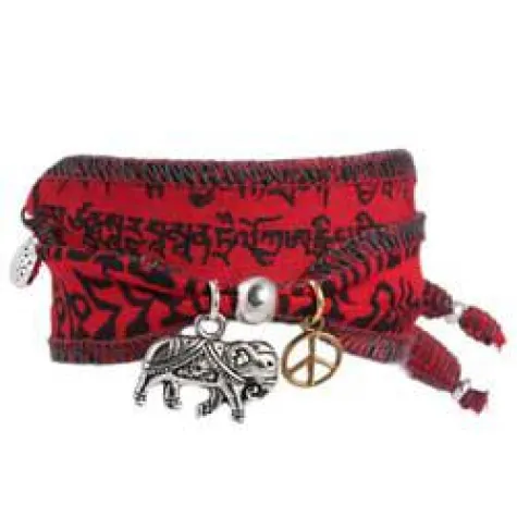 Bild: Im Internet entdeckt: Seltene Schmuckstücke aus tibetischen Gebetsfahnen