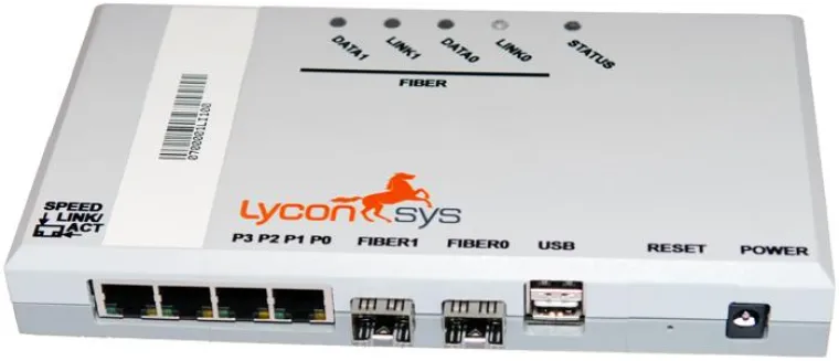 Bild: Managebarer Fiber-Switch mit IPv6, Routing und Firewall