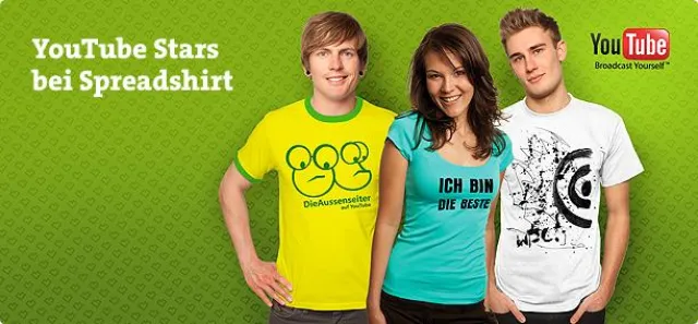 Bild: Mit YouTube und T-Shirt Merchandising Geld verdienen