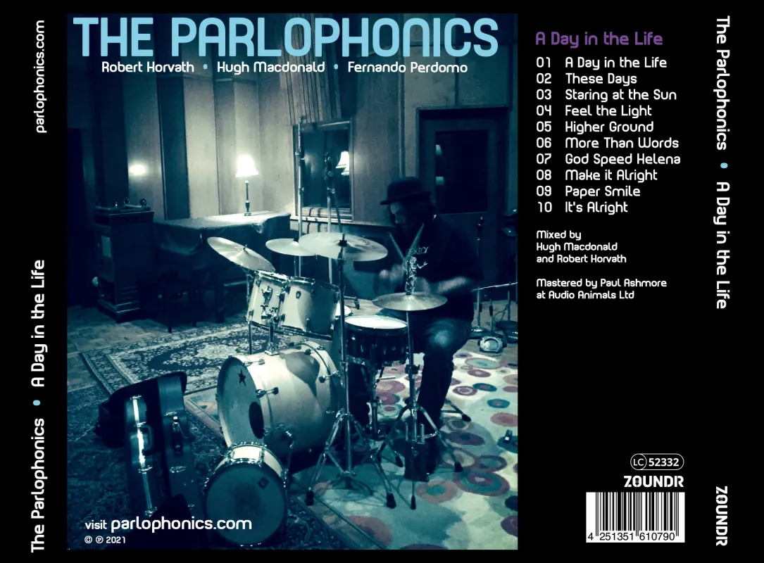 CD Cover - Rückseite (© The Parlophonics)