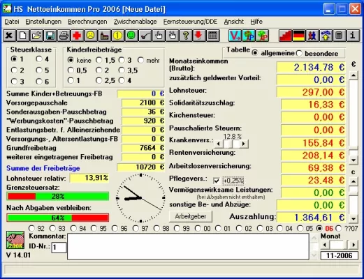Bild: HS Nettoeinkommen Pro 2006 berät: Es geht um Ihr Geld