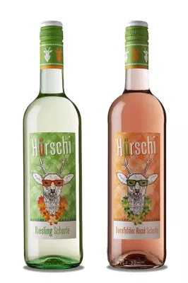 Bild: Weidmannsheil bei Sommerfesten - „Hürschi“ heißen die neuen Rebsorten-Weinschorlen von ZGM