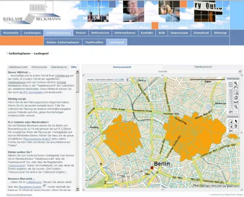 Bild: Prospektverteilung online planen – neue Berliner Lösung für räumliches Direktmarketing