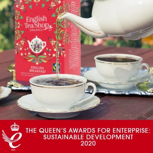Bild: Königlich ausgezeichneter Bio-Tee - English Tea Shop gewinnt höchsten Nachhaltigkeits-Award Großbritanniens