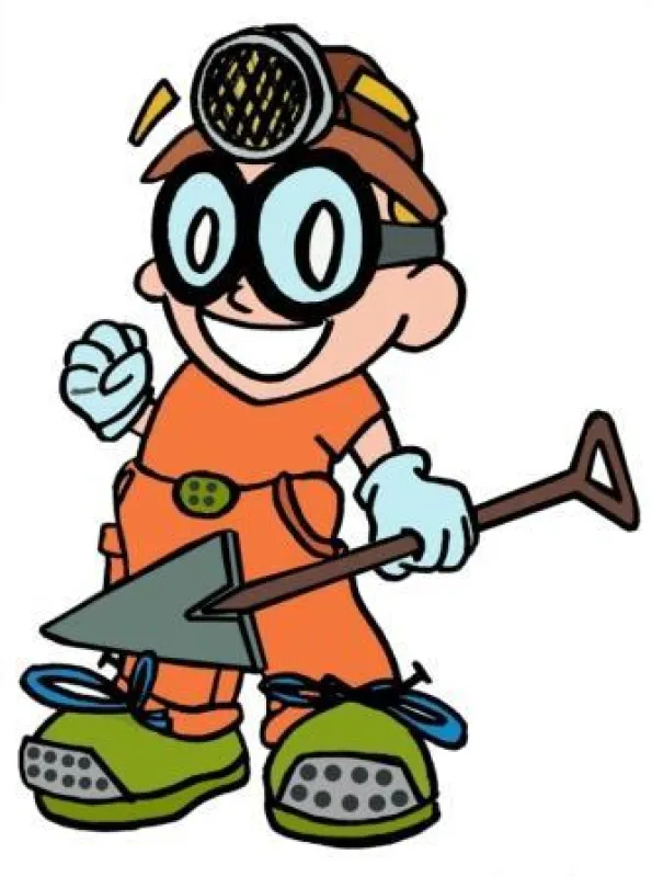 ArchäoJUNIOR von Sebastian Hartmann, das Maskottchen im Kinderbereich der Steinzeitausstellung 2012