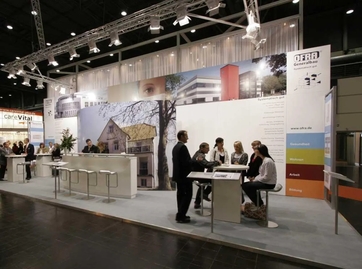 Messestand OFRA made by ProConception, Gesamtkonzept, Planung, Realisierung und Messetraining