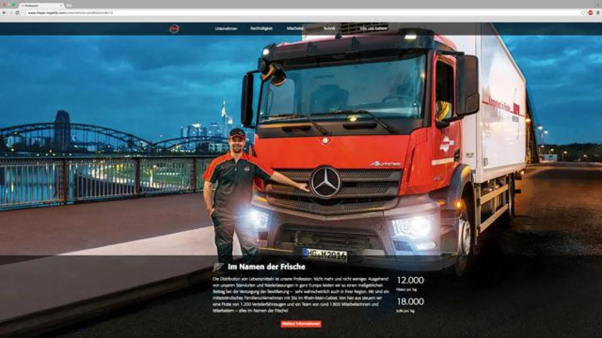 Menschen im Mittelpunkt: Die neue Website von Meyer Logistik