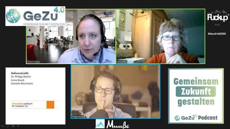 F*ckUp Night Digitalisierungsedition mit der GeZu 4.0 am 16. Dezember 2020 Bild: F*ckUp Night Digitalisierungsedition mit der GeZu 4.0 am 16. Dezember 2020