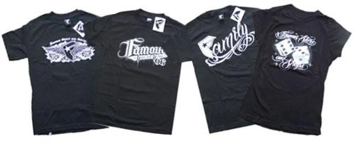 Vier neue Famous Shirts