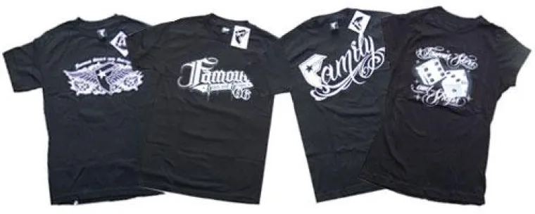 Bild: Shirts aus der Herbst-Kollektion von FAMOUS bei chrisandalex.de