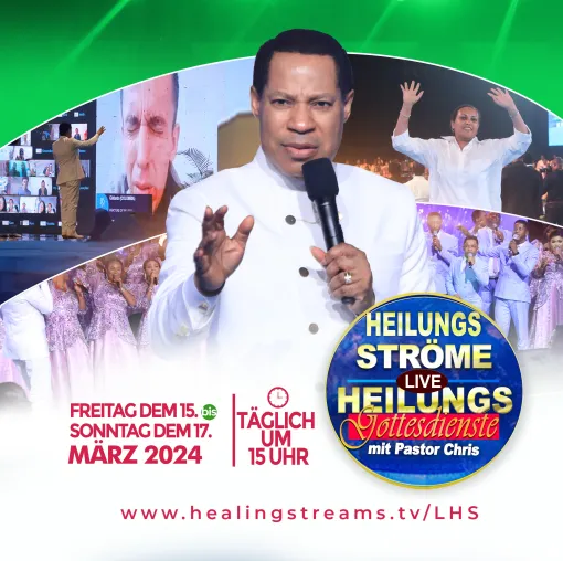 Bild: Die 10. Gedenkausgabe von Healing Streams mit Pastor Chris Oyakhilome soll diesen März stattfinden