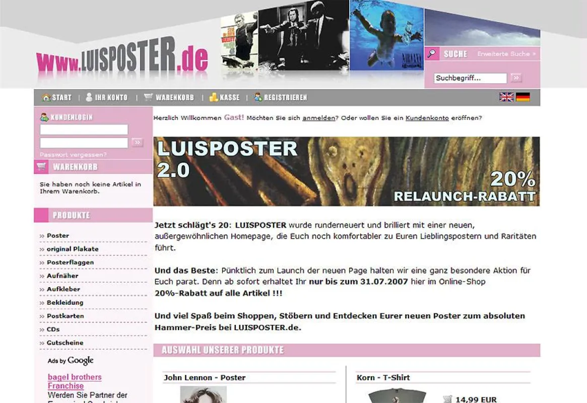 Luisposter.de: Die brandneue Homepage!