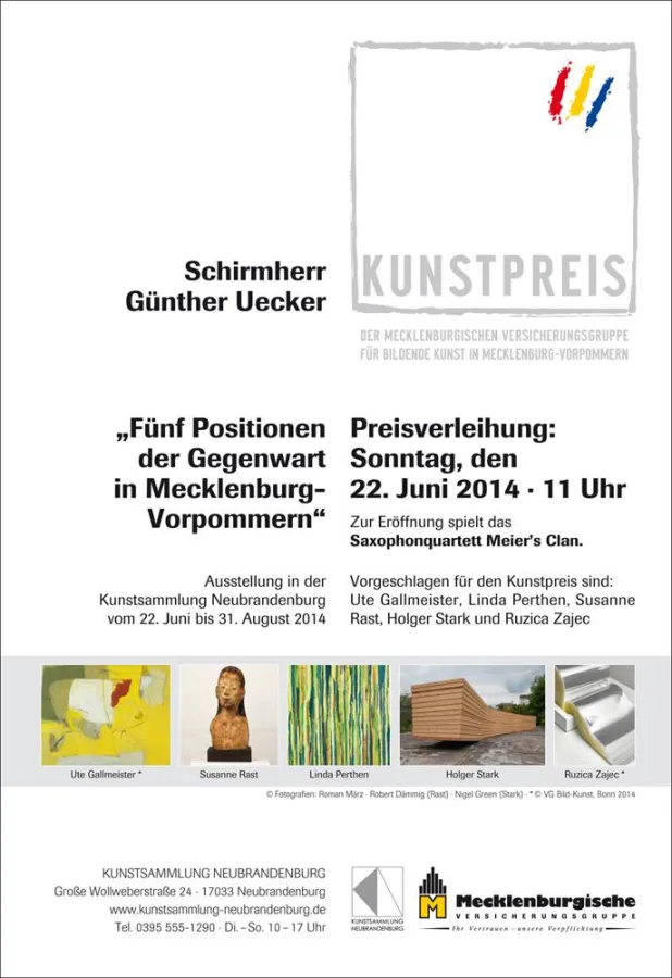 Kunstpreis-Verleihung der Mecklenburgischen Versicherungsgruppe