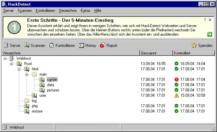 Bild: HackDetect: Homepage-Alarmanlage schützt vor Hackerangriff