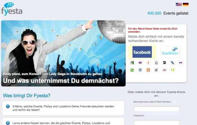 Bild: Neuer online Dienst fragt "Was unternimmst Du demnächst?" und ermöglicht das Future Location Check-in
