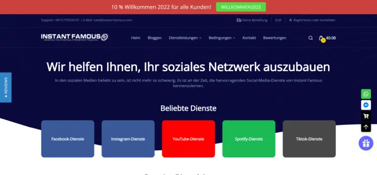 Instant Famous enthüllt revolutionäre Social-Media: Verwandeln Sie Ihre Online-Präsenz über Nacht Bild: Instant Famous enthüllt revolutionäre Social-Media: Verwandeln Sie Ihre Online-Präsenz über Nacht