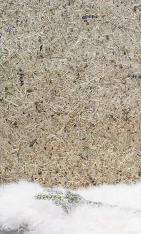 Bild: Heutapete mit duftenden Blüten