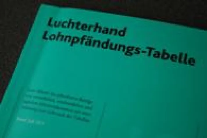 Bild: Pfändungsfreigrenzen: Erhöhung zum 1. Juli 2017 geplant