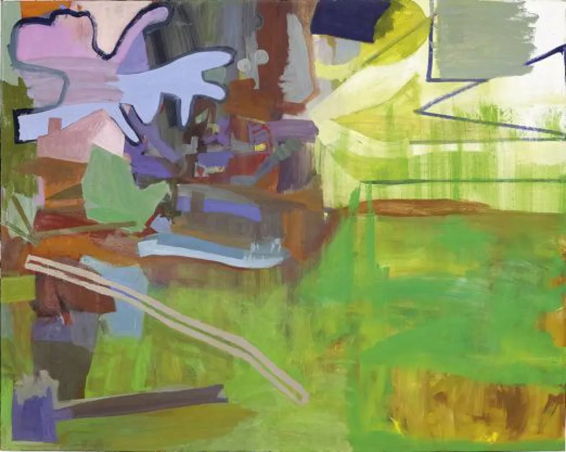 © Matthias Wild, o.T. (restless landscape), 2012, Öl auf Leinwand, 120x150 cm