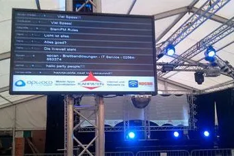 Epcan stellt zum Party Event Karpaten eine 10MBit/s Internetleitung zur Verfügung Bild: Epcan stellt zum Party Event Karpaten eine 10MBit/s Internetleitung zur Verfügung
