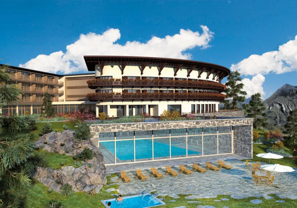 Travel Charme Ifen Hotel im Kleinwalsertal, Modellzeichnung