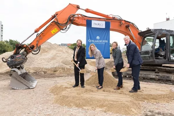 Bild: PROJECT Immobilien feiert Spatenstich für Wohn-Neubau am Goslarer Ufer in Berlin-Charlottenburg