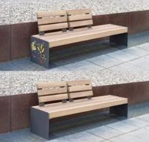 Einfach weggewischt: NUSSER STADTMÖBEL löst das Graffiti Problem Bild: Einfach weggewischt: NUSSER STADTMÖBEL löst das Graffiti Problem