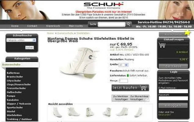 Mehr als die Hälfte aller Internetnutzer suchen Schuhe und Mode Bild: Mehr als die Hälfte aller Internetnutzer suchen Schuhe und Mode