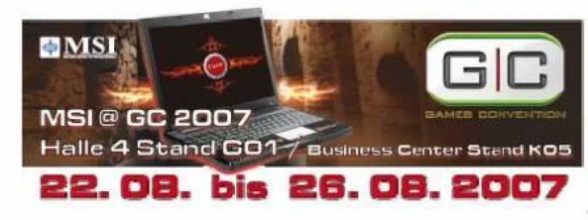 MSI auf der Games Convention 2007 MSI packt den Turbo aus!