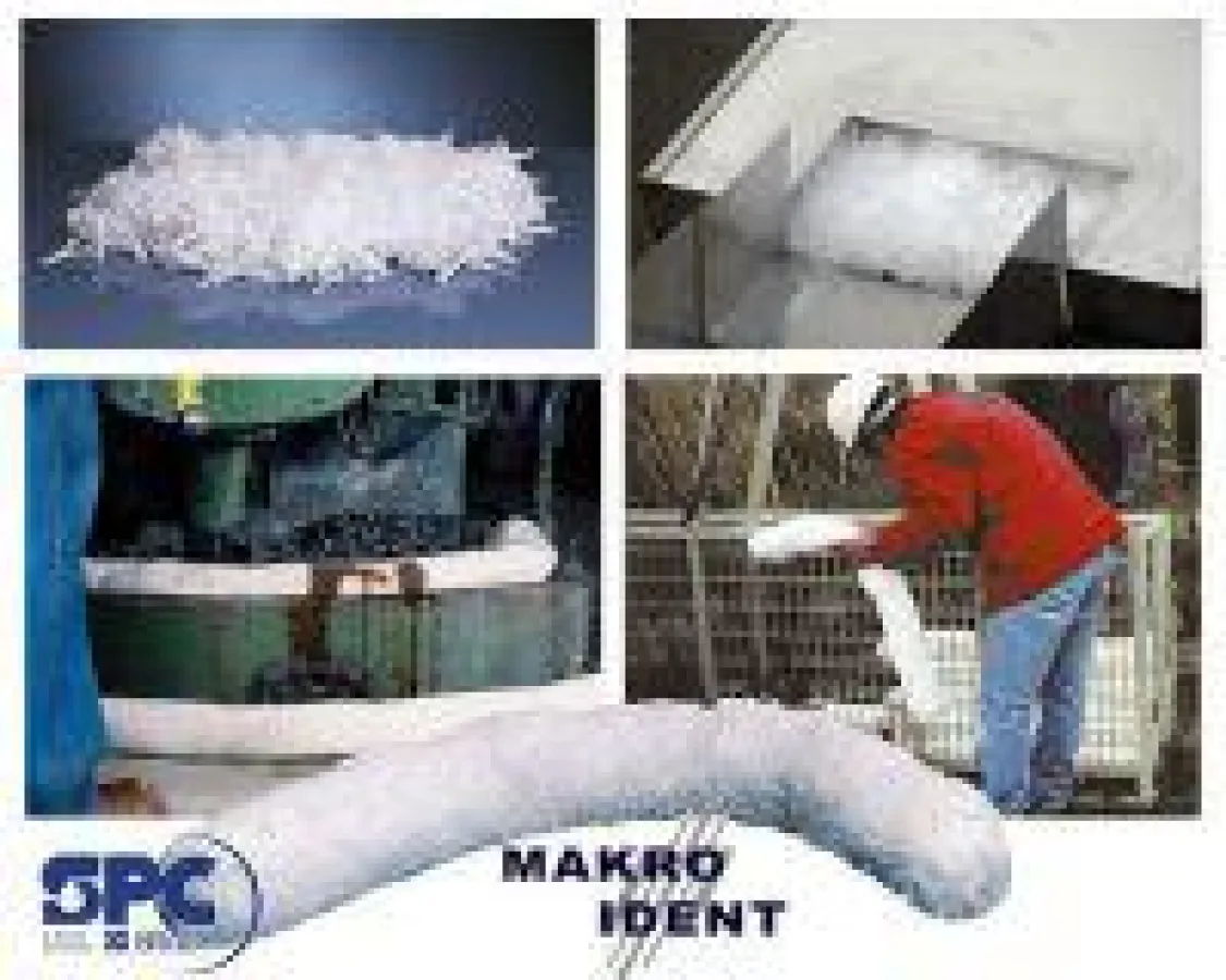 Ölbindemittel: 50 kg Mikrofaserflocken für 868 Liter Öl