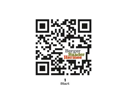 Berger Baader Hermes launcht QR-Codes zur qualifizierten Bewerbersuche Bild: Berger Baader Hermes launcht QR-Codes zur qualifizierten Bewerbersuche