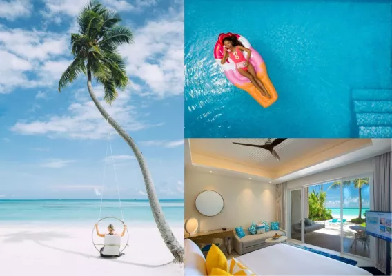 Bild: Homeoffice mal anders: Arbeiten vom Paradies?  Das Kandima Maldives bietet attraktive Arrangements für Digital