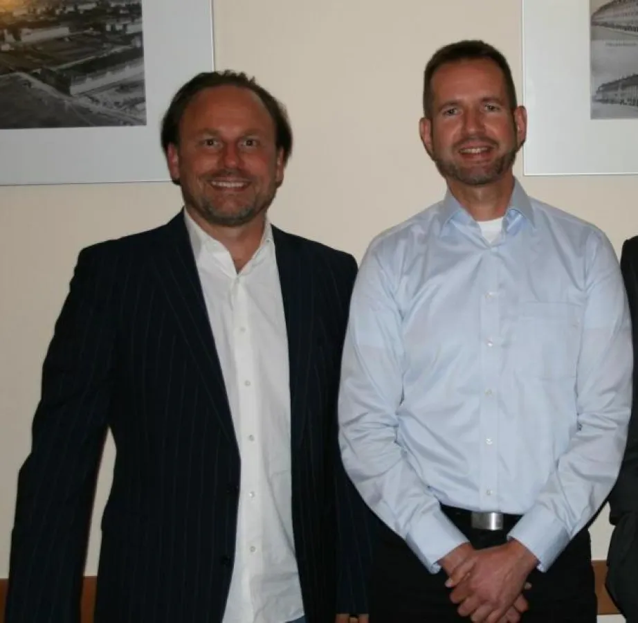 Andreas Keck (links) und Dr. Claus Wunderlich