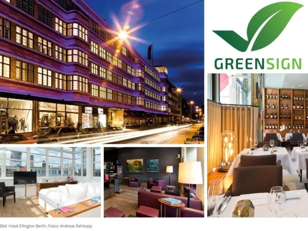 Bild: Klassische Eleganz vereint mit Nachhaltigkeit - GreenSign Level 4 für das Ellington Hotel Berlin