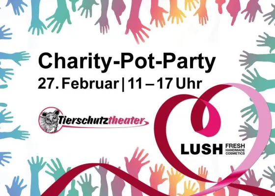 Bild: Einkaufen für einen guten Zweck: Charity-Pot-Party im LUSH Shop zugunsten des Tierschutztheaters