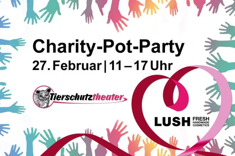 Bild: Einkaufen für einen guten Zweck: Charity-Pot-Party im LUSH Shop zugunsten des Tierschutztheaters