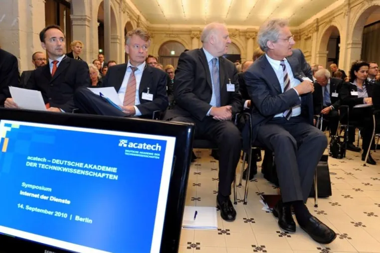 Bild: acatech Symposium THESEUS zum Internet der Dienste