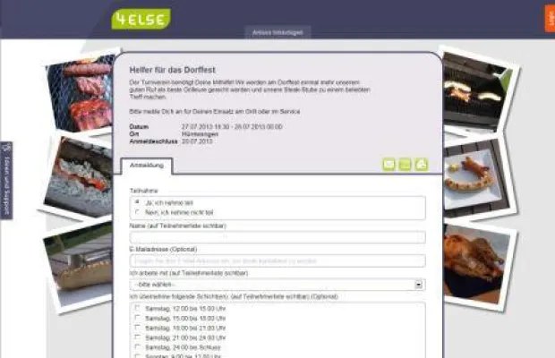 Bild: Clever einladen mit 4else.com