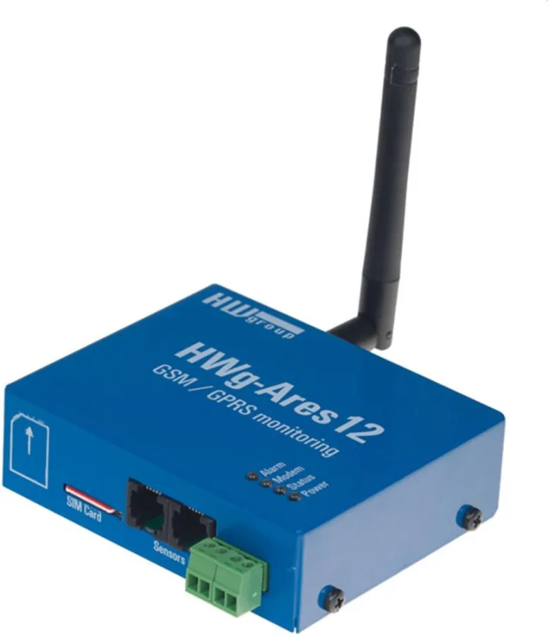 Das GSM Thermometer Ares 12 verfügt über 3 One-Wire UNI Sensoren.