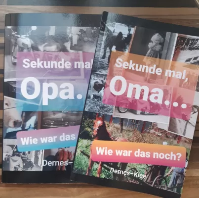 Bild: Die kleine Sekunde schenkt Zeit: Ein kleines Oma- und Opa-Buch gegen die Einsamkeit im Corona-Alltag