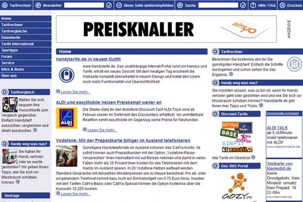 handytarife.de in neuem Outfit - noch mehr Funktionalität und Übersichtlichkeit Bild: handytarife.de in neuem Outfit - noch mehr Funktionalität und Übersichtlichkeit