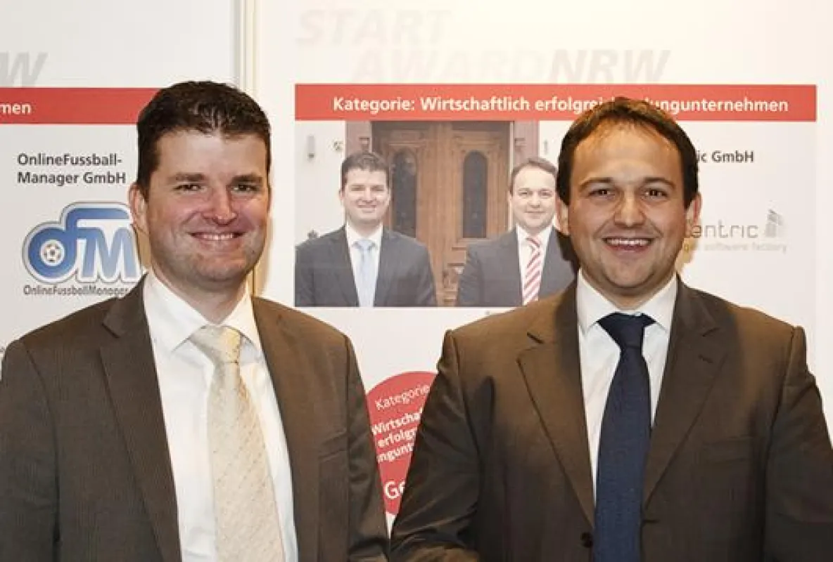 Rainer Vehns und Mirko Novakovic, Geschäftsführer der codecentric GmbH