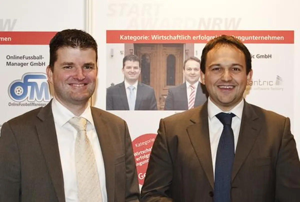Rainer Vehns und Mirko Novakovic, Geschäftsführer der codecentric GmbH