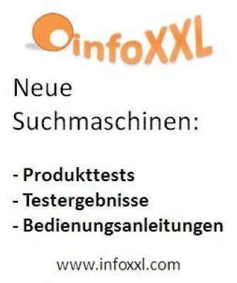 Bild: infoXXL.com bietet neue Suchmaschinen zu Testergebnissen, Produkttests und Bedienungsanleitungen