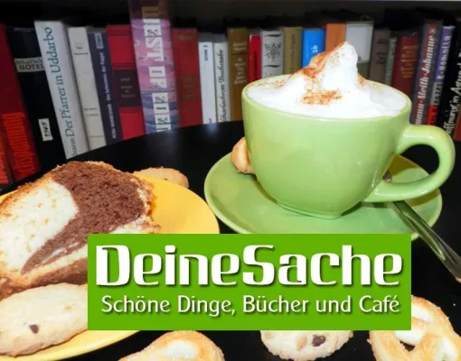Bild: Schöne Dinge, Bücher und Café im Sommer genießen–Café DeineSache möchte Freisitz mit Crowdfunding finanzieren