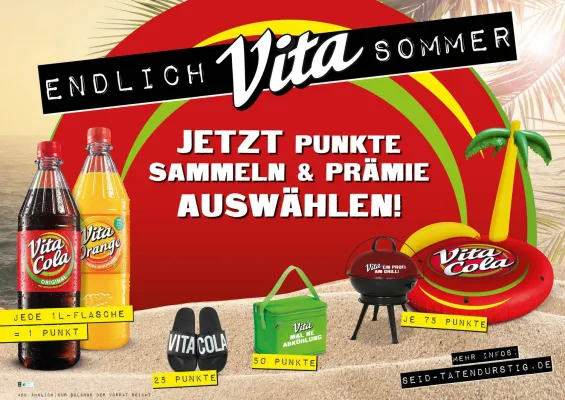 Bild: „Endlich VITA Sommer!“: VITA COLA macht Lust auf die heiße Jahreszeit