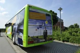 Bild: „Gedacht. Gemacht.“-Bus verlässt das Erzgebirge